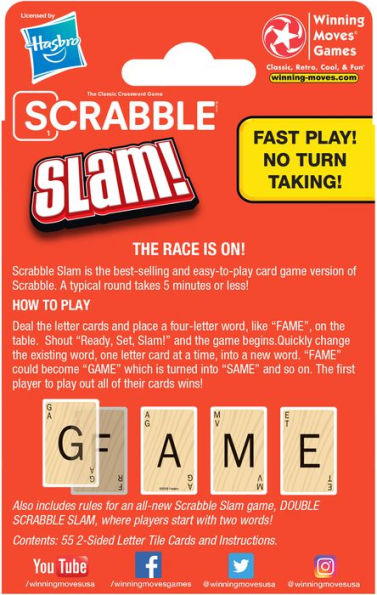 Scrabble Slam Card Game by Joe Wetherell(E-B00KS) DIGITAL BOOK