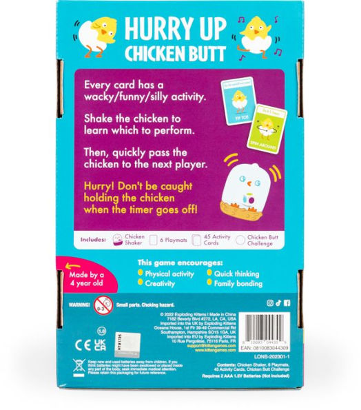 Hurry Up Chicken Butt by Elan Lee(E-B00KS) DIGITAL BOOK