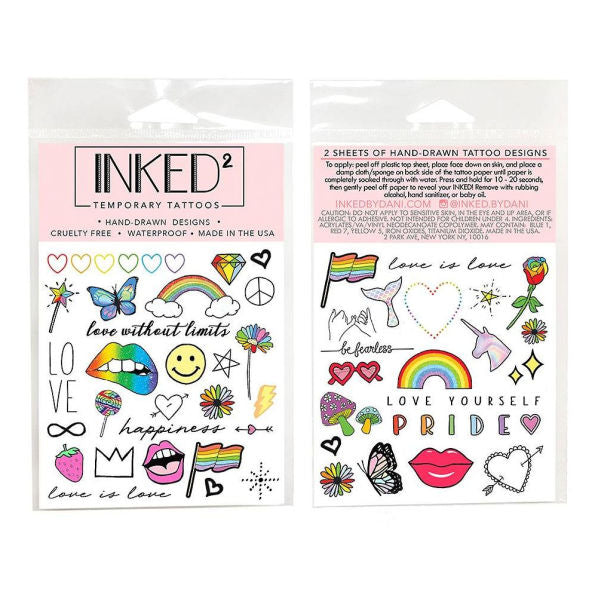 Inked Love Wins Temporary Tattoo Set(E-B00KS) DIGITAL BOOK