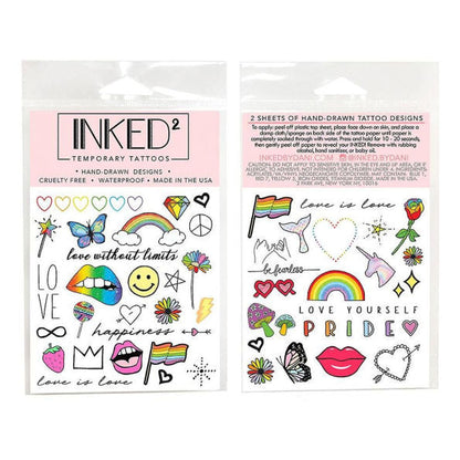 Inked Love Wins Temporary Tattoo Set(E-B00KS) DIGITAL BOOK