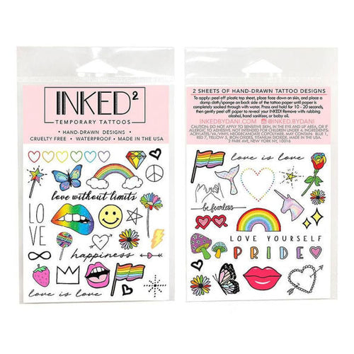 Inked Love Wins Temporary Tattoo Set(E-B00KS) DIGITAL BOOK