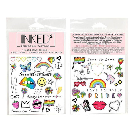 Inked Love Wins Temporary Tattoo Set(E-B00KS) DIGITAL BOOK