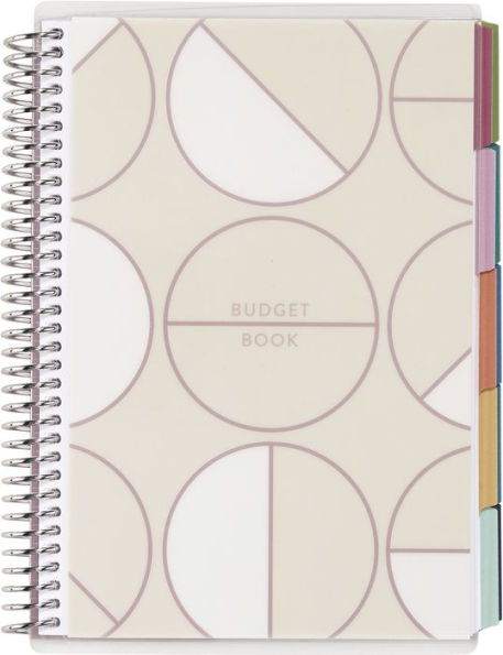 A5 Budget Planner by Erin Condren, Silver/Coiled Circle Geometric(E-B00KS) DIGITAL BOOK
