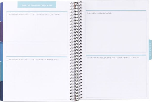 A5 Budget Planner by Erin Condren, Silver/Coiled Circle Geometric(E-B00KS) DIGITAL BOOK