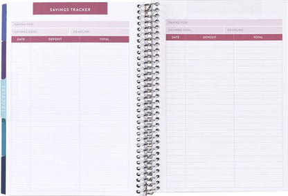 A5 Budget Planner by Erin Condren, Silver/Coiled Circle Geometric(E-B00KS) DIGITAL BOOK