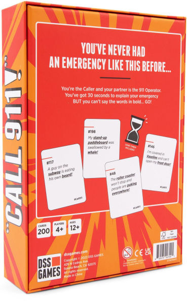 Call 911! by DSS Games(E-B00KS) DIGITAL BOOK