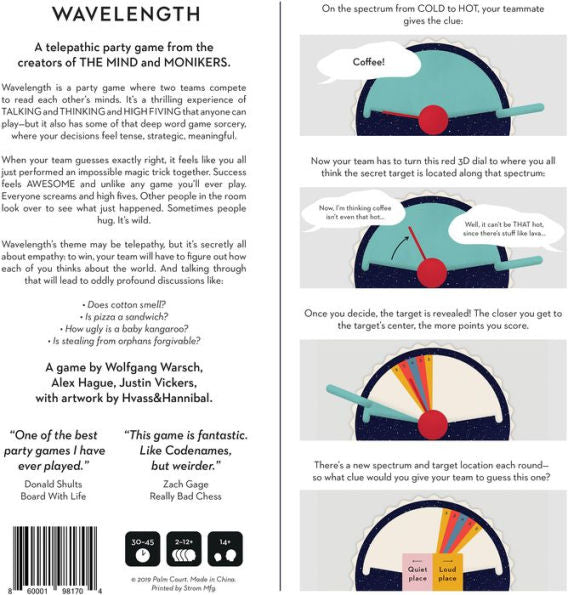 Wavelength by Alex Hague, Justin Vickers and Wolfgang Warsch (2022 B&N Game of the Season)(E-B00KS) DIGITAL BOOK
