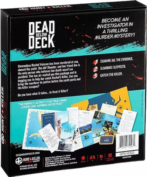 Hunt a Killer Dead Below Deck by K.C. Chaney(E-B00KS) DIGITAL BOOK