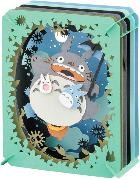 "My Neighbor Totoro" Totoro Illuminated by the Moon Ensky Paper Theater(E-B00KS) DIGITAL BOOK