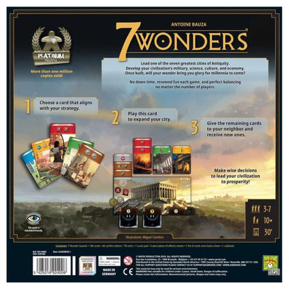 7 Wonders New Edition Strategy Game by Antoine Bauza