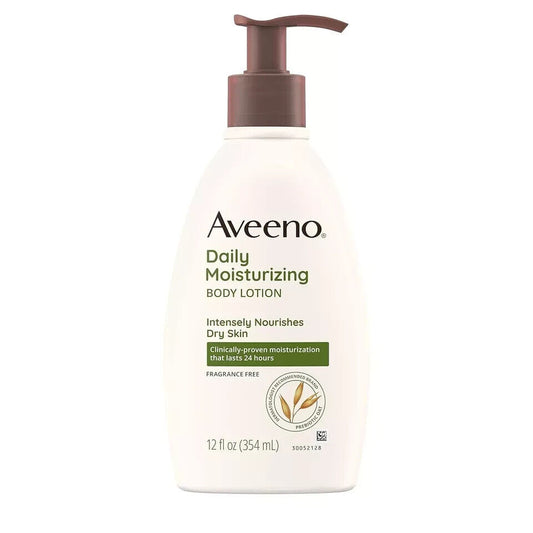 Aveeno Daily Moisturizing Body Lotion with Soothing Prebiotic Oat, 12 fl. Oz