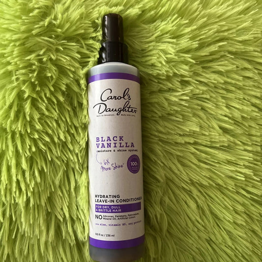 Carol's Daughter Black Vanilla Hydrating Leave In Conditioner Spray, Aloe, 8 oz.