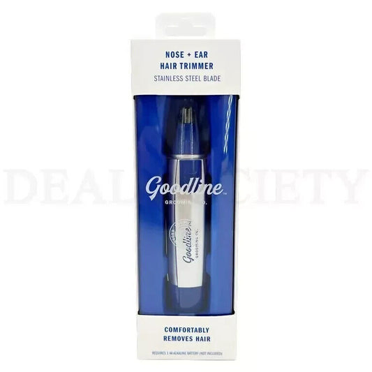 Goodline Grooming Co. Stainless Steel Blade Nose & Ear Hair Trimmer