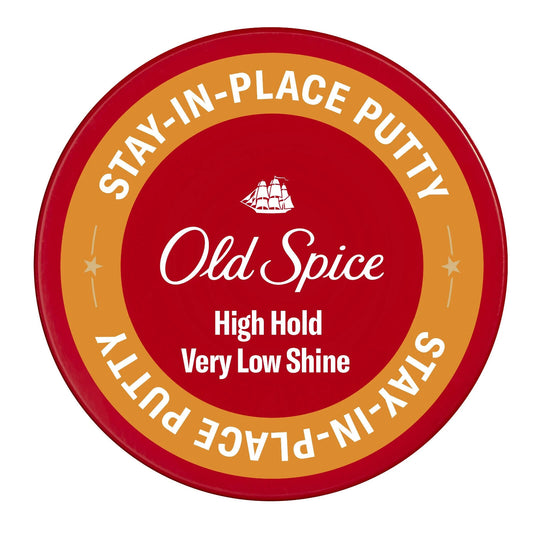 Old Spice Stay-In-Place Hair Styling Putty, High Hold Matte Finish