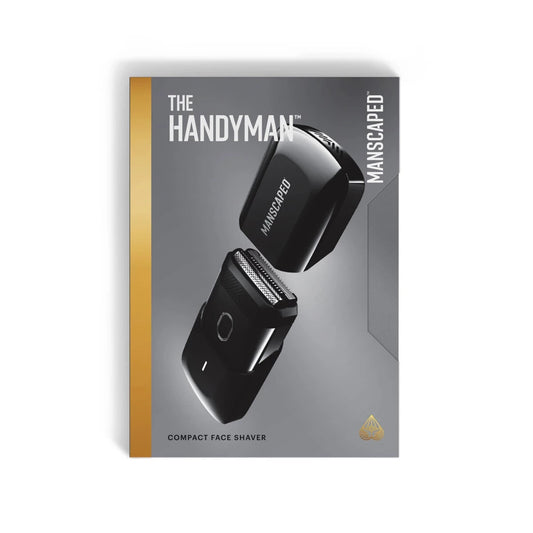 MANSCAPED The Handyman Compact Face Shaver, Portable SkinSafe Men's Travel Facia