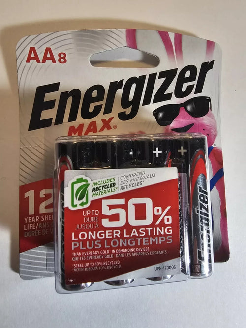 Energizer Max AA8- BUNDLE AVAILABLE