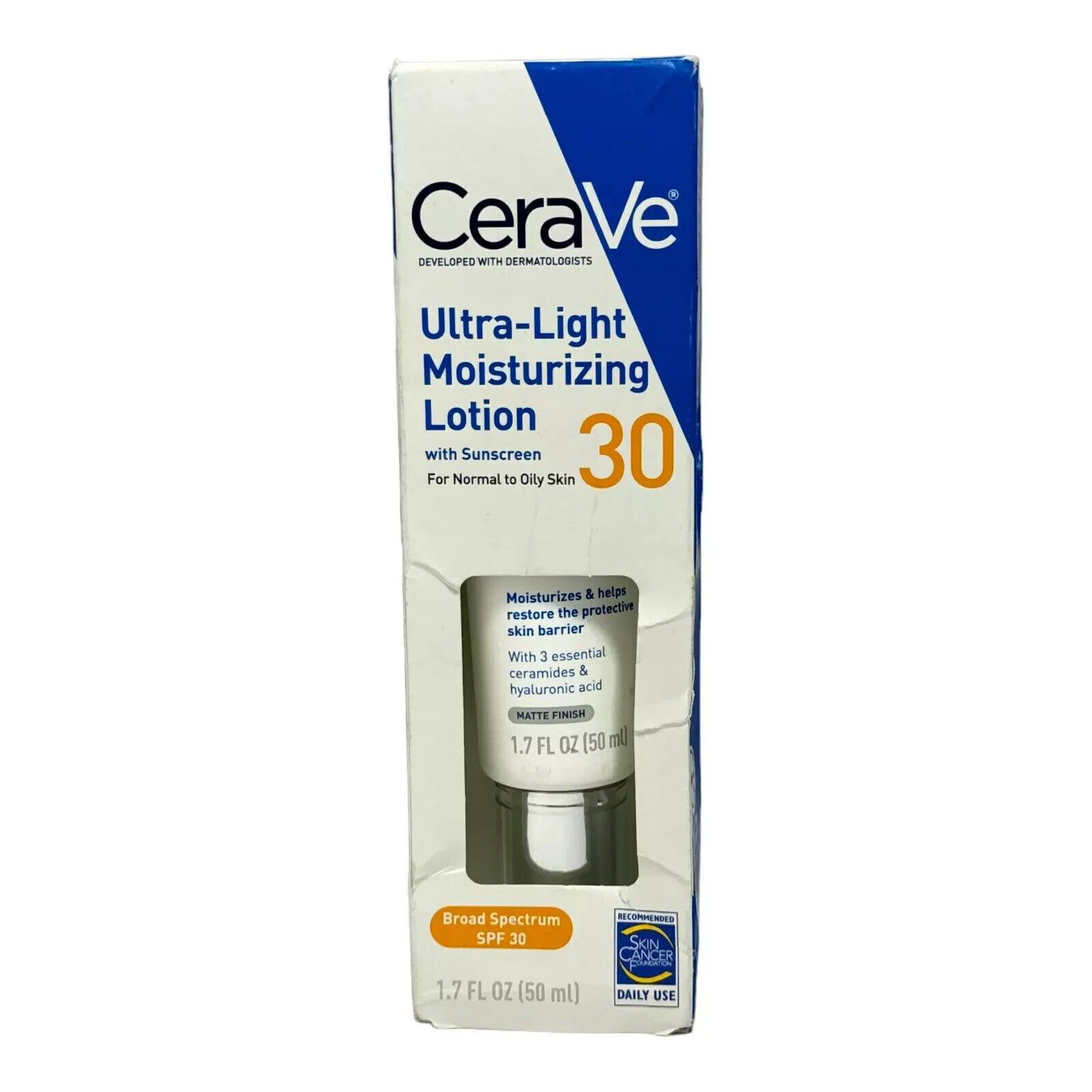 CeraVe Ultra-Light Moisturizing Lotion SPF30 For Normal To Oily Skin 1.7oz./50ml