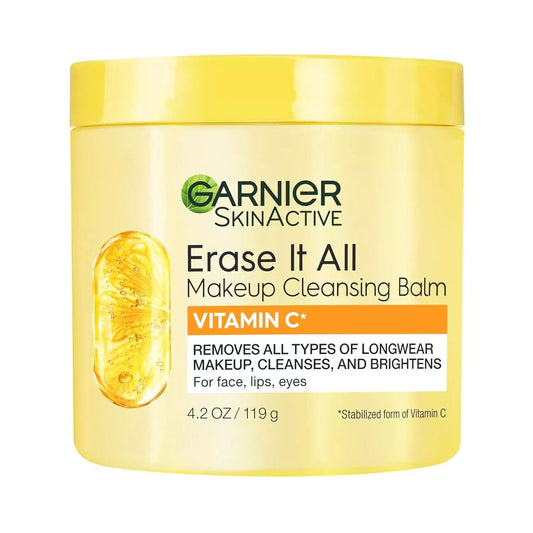 Erase It All Makeup Cleansing Balm with Vitamin C, Brightening Facial Cleanser