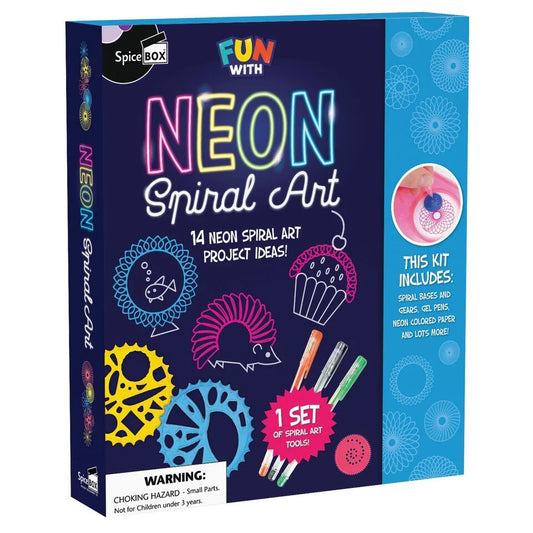 SpiceBox Fun With Neon Spiral Art KitFW11561
