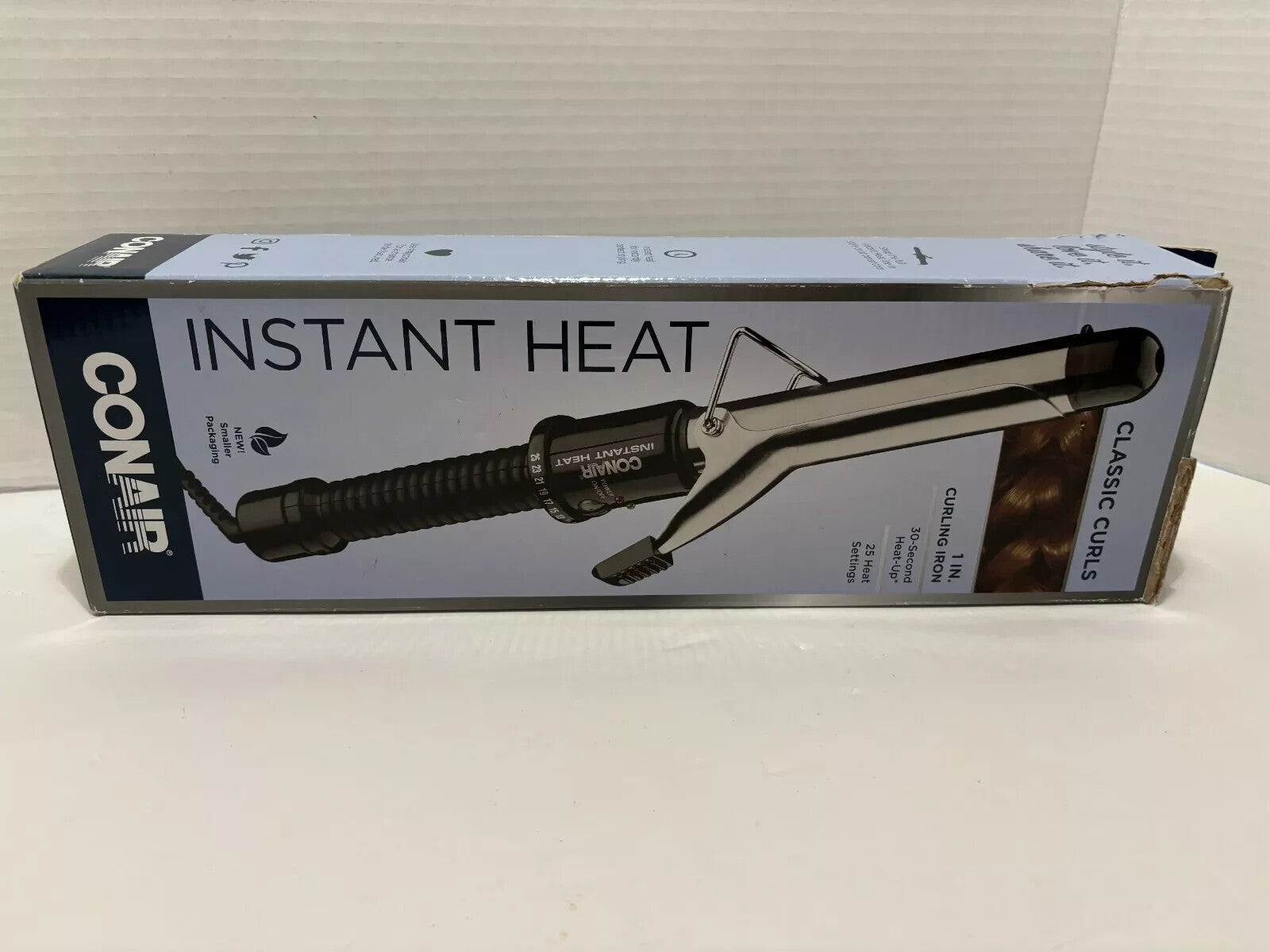 Conair Instant Heat 1-Inch Curling Iron, Classic Curls New