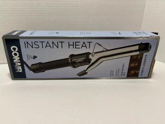 Conair Instant Heat 1-Inch Curling Iron, Classic Curls New