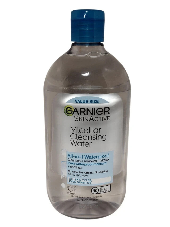 Garnier SkinActive MICELLAR CLEANSING WATER for Waterproof Makeup BIG 23.7 fl oz