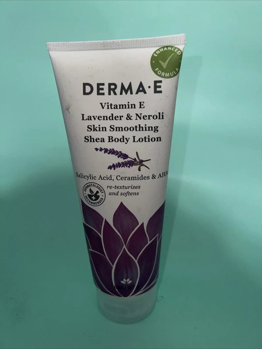 DERMA E Vitamin E Lavender and Neroli Therapeutic Shea Body Lotion 8 oz