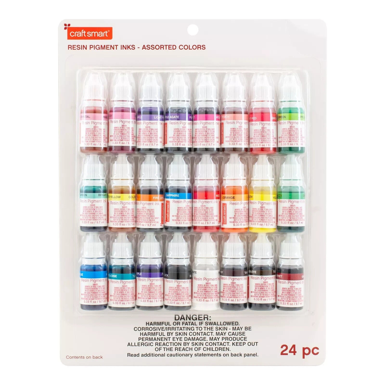 24ct Color Resin Pigment Ink Set by Craft Smart®