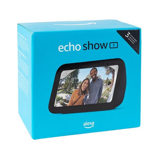 Amazon 3rd Generation Echo Show 5 With Clearer Sound - Charcoal