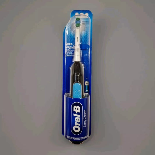 Oral-B Easy Clean Compact Head Battery Toothbrush, Black, for Adults & Children