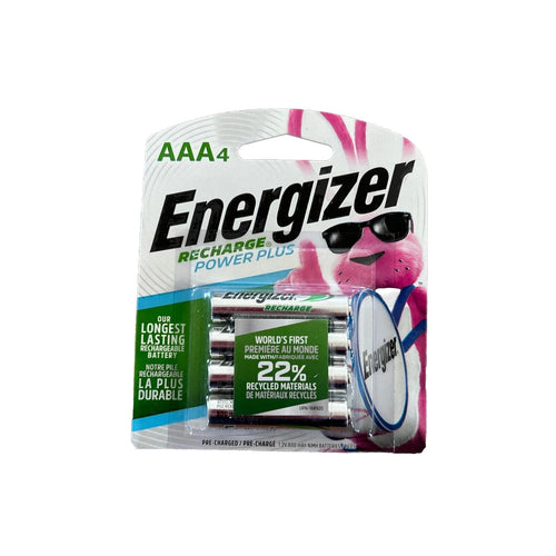 NEW Energizer, Rechargeable AAA Power Plus 2300 mAh Battery, 4 Pack