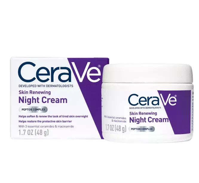 CeraVe Skin Renewing Night Cream Peptide Complex 1.7oz