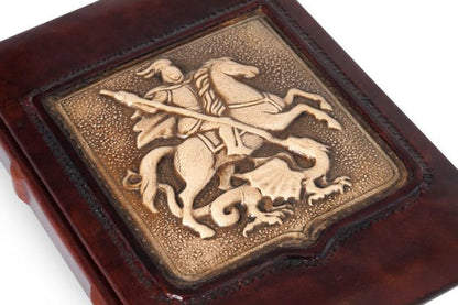 St. George Embossed Leather Journal(E-B00KS) DIGITAL BOOK