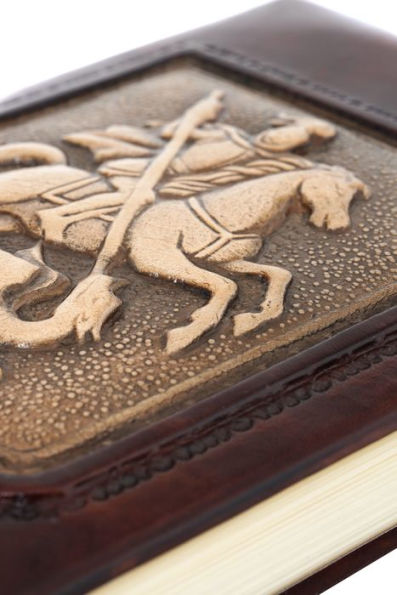 St. George Embossed Leather Journal(E-B00KS) DIGITAL BOOK