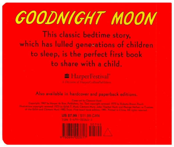 Goodnight Moon (Board Book)(E-B00KS) DIGITAL BOOK