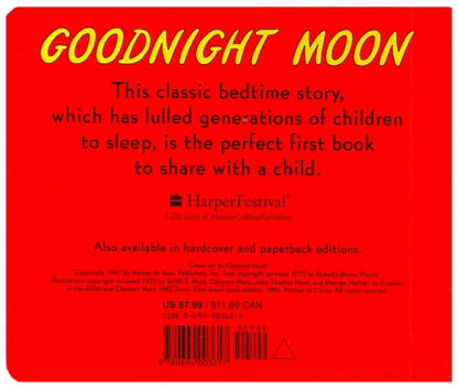 Goodnight Moon (Board Book)(E-B00KS) DIGITAL BOOK