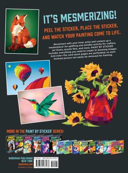 Paint by Sticker: Create 12 Masterpieces One Sticker at a Time!