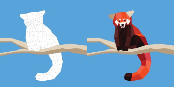 Paint by Sticker Kids: Zoo Animals: Create 10 Pictures One Sticker at a Time!(E-B00KS) DIGITAL BOOK
