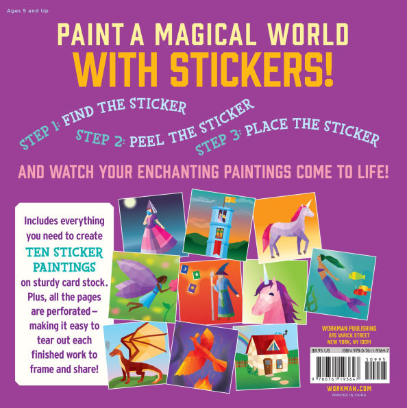 Unicorns & Magic (Paint by Sticker Kids Series)(E-B00KS) DIGITAL BOOK