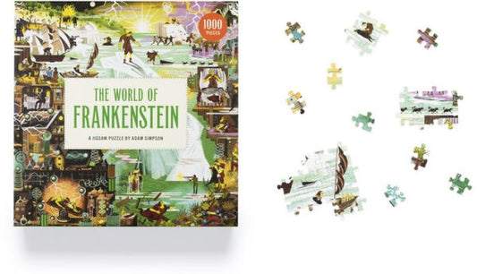 The World of Frankenstein: A Jigsaw Puzzle by Adam Simpson(E-B00KS) DIGITAL BOOK