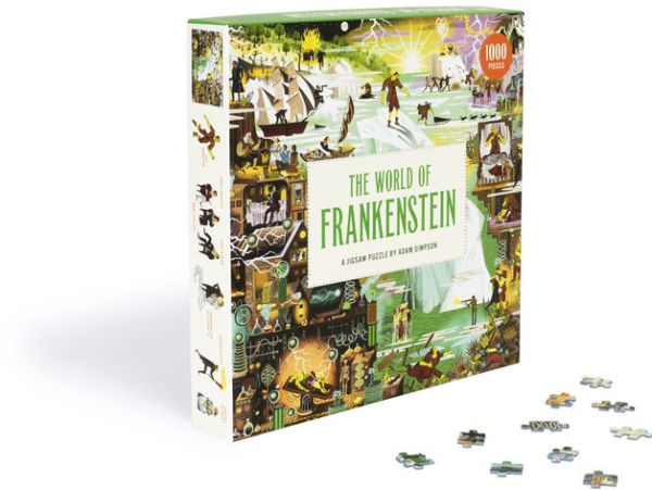 The World of Frankenstein: A Jigsaw Puzzle by Adam Simpson(E-B00KS) DIGITAL BOOK