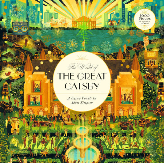 The World of The Great Gatsby 1000 Piece Puzzle: A jigsaw by Adam Simpson(E-B00KS) DIGITAL BOOK
