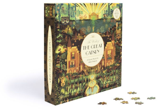 The World of The Great Gatsby 1000 Piece Puzzle: A jigsaw by Adam Simpson(E-B00KS) DIGITAL BOOK