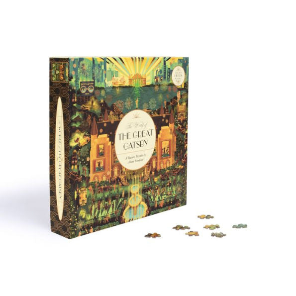 The World of The Great Gatsby 1000 Piece Puzzle: A jigsaw by Adam Simpson(E-B00KS) DIGITAL BOOK