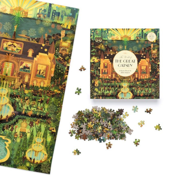 The World of The Great Gatsby 1000 Piece Puzzle: A jigsaw by Adam Simpson(E-B00KS) DIGITAL BOOK