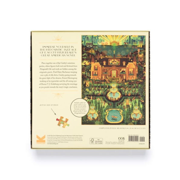 The World of The Great Gatsby 1000 Piece Puzzle: A jigsaw by Adam Simpson(E-B00KS) DIGITAL BOOK