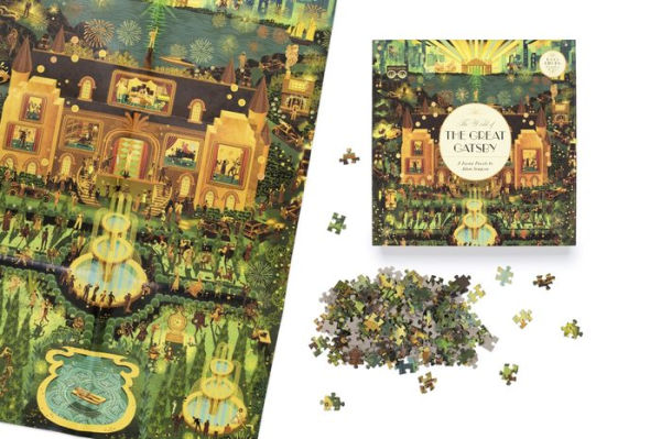 The World of The Great Gatsby 1000 Piece Puzzle: A jigsaw by Adam Simpson(E-B00KS) DIGITAL BOOK