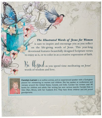 Illustrated Words of Jesus for Women by Carolyn Larsen Devotional
