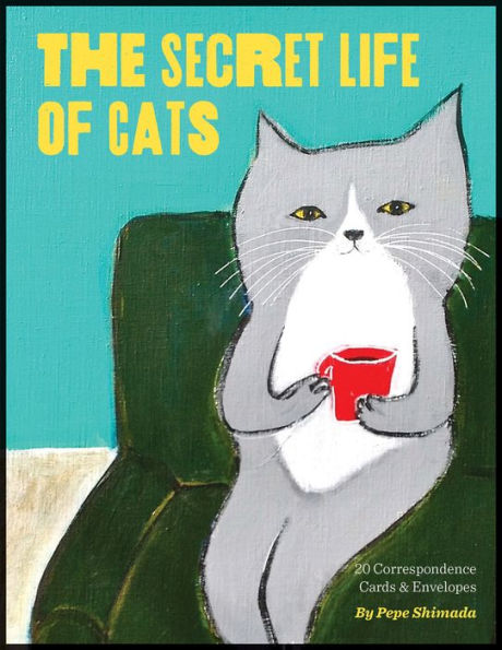 The Secret Life of Cats Correspondence Cards: (Funny Kitty Portrait Flat Cards by Japanese Artist, Cards with Cute and Weird Cat Illustrations)(E-B00KS) DIGITAL BOOK