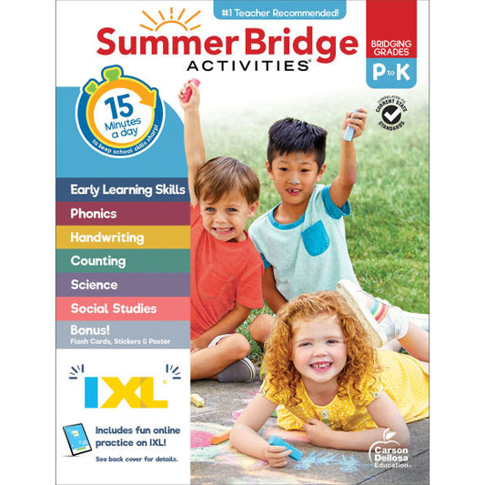 Summer Bridge Activities, Grades PK - K(E-B00KS) DIGITAL BOOK